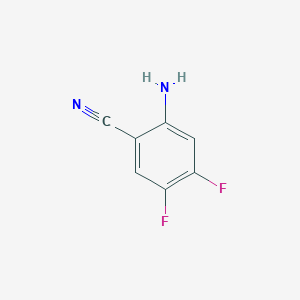 molecular formula C7H4F2N2 B1278681 2-Amino-4,5-difluorobenzonitrile CAS No. 219823-49-1