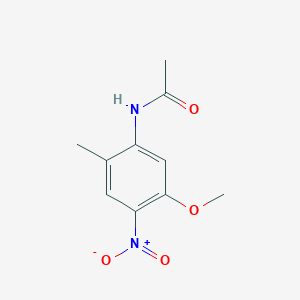 molecular formula C10H12N2O4 B1278684 2-Acetamido-4-methoxy-5-nitrotoluene CAS No. 361162-90-5