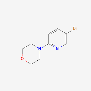 molecular formula C9H11BrN2O B1278686 4-(5-Bromopyridin-2-yl)morpholine CAS No. 200064-11-5