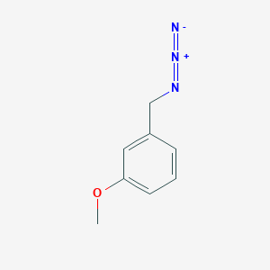 molecular formula C8H9N3O B1278701 Benzene, 1-(azidomethyl)-3-methoxy- CAS No. 123767-44-2