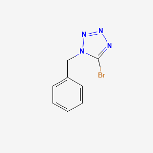 molecular formula C8H7BrN4 B1278708 1-苄基-5-溴-1H-四唑 CAS No. 79344-08-4