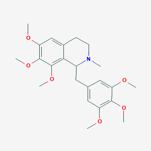 molecular formula C23H31NO6 B12787109 5',8-Dimethoxylaudanosine CAS No. 83348-51-0