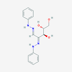 molecular formula C17H20N4O3 B12787123 D-Ribose phenylosazone CAS No. 909273-50-3