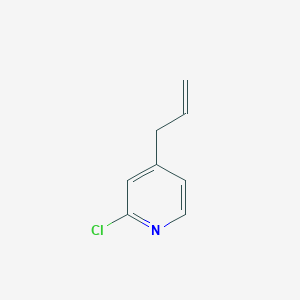 molecular formula C8H8ClN B1278715 4-Allyl-2-chloropyridine CAS No. 219727-28-3