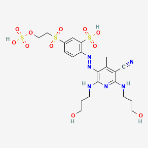 molecular formula C21H28N6O11S3 B12787211 Awh8S3Y7RM CAS No. 765857-11-2