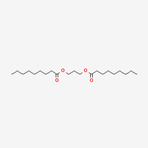 molecular formula C21H40O4 B12787224 Propanediol dipelargonate CAS No. 28267-33-6