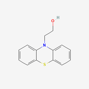 molecular formula C14H13NOS B12787238 2-(10H-Phenothiazin-10-yl)ethanol CAS No. 7046-84-6