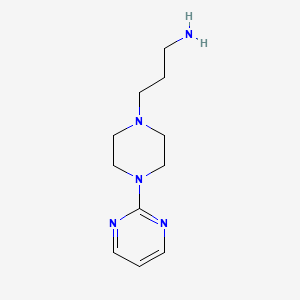molecular formula C11H19N5 B1278726 3-(4-Pyrimidin-2-ylpiperazin-1-yl)propan-1-amine CAS No. 57648-83-6