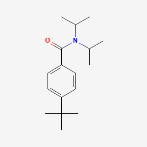 molecular formula C17H27NO B12787452 4-tert-butyl-N,N-di(propan-2-yl)benzamide CAS No. 65861-71-4