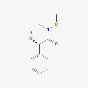 (2S)-2-hydroxy-N-methoxy-N-methyl-2-phenylacetamide