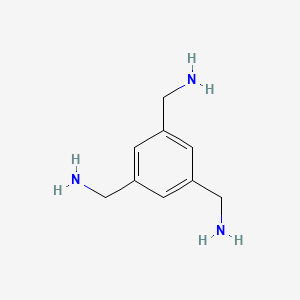 molecular formula C9H15N3 B1278761 benzene-1,3,5-triyltrimethanamine CAS No. 77372-56-6