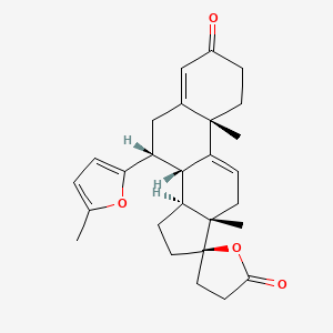 molecular formula C27H32O4 B12787644 WX5VW74Skc CAS No. 610785-40-5