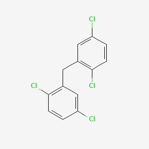 molecular formula C13H8Cl4 B12787656 1,1'-Methanediylbis(2,5-dichlorobenzene) CAS No. 10541-64-7