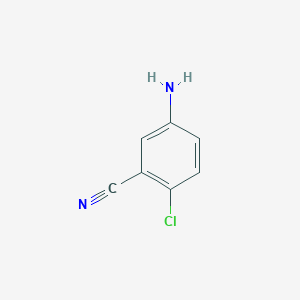 molecular formula C7H5ClN2 B1278771 5-Amino-2-chlorobenzonitrile CAS No. 35747-58-1