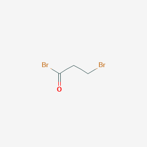 molecular formula C3H4Br2O B1278775 Bromopropionylbromide CAS No. 7623-16-7