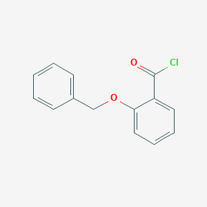 molecular formula C14H11ClO2 B1278779 2-(Benzyloxy)benzoyl chloride CAS No. 4349-62-6