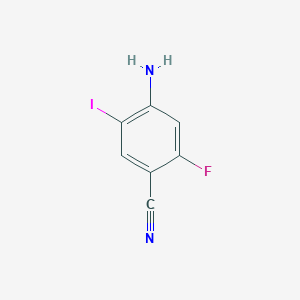 4-Amino-2-fluoro-5-iodobenzonitrile