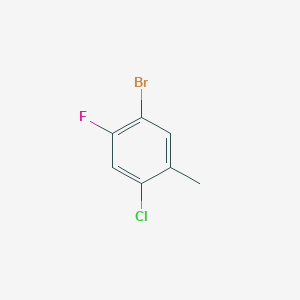 molecular formula C7H5BrClF B1278797 1-Bromo-4-chloro-2-fluoro-5-methylbenzene CAS No. 200190-87-0