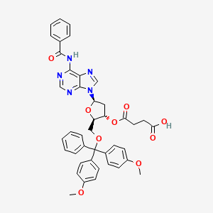 N-Benzoyl-5'-O-(bis(4-methoxyphenyl)phenylmethyl)-2'-deoxyadenosine 3'-O-succinate
