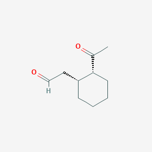 2-[(1R,2R)-2-Acetylcyclohexyl]acetaldehyde