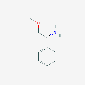 molecular formula C9H13NO B1278811 (R)-(-)-1-氨基-1-苯基-2-甲氧基乙烷 CAS No. 64715-85-1