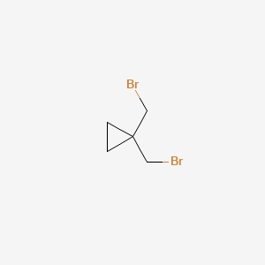 molecular formula C5H8Br2 B1278821 1,1-Bis(bromomethyl)cyclopropane CAS No. 29086-41-7
