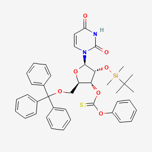molecular formula C41H44N2O7SSi B1278832 2'-O-(tert-Butyldimethylsilyl)-3'-O-(phenoxythioncarbonyl)-5'-O-trityluridine 