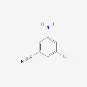 molecular formula C7H5ClN2 B1278834 3-Amino-5-chlorobenzonitrile CAS No. 53312-78-0