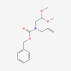 molecular formula C15H21NO4 B1278844 Benzyl allyl(2,2-dimethoxyethyl)carbamate CAS No. 569682-60-6