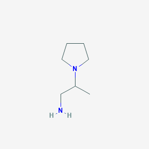 B1278852 2-Pyrrolidin-1-yl-propylamine CAS No. 50998-07-7
