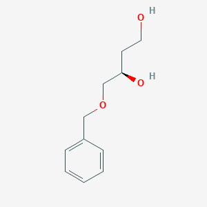 molecular formula C11H16O3 B1278855 (R)-4-Benzyloxy-1,3-butanediol CAS No. 81096-93-7