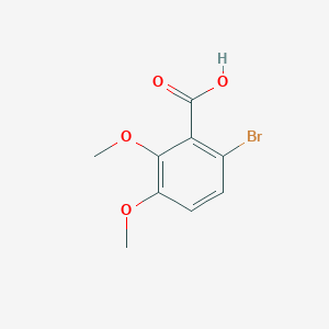 molecular formula C9H9BrO4 B1278862 6-Bromo-2,3-dimethoxybenzoic acid CAS No. 60555-93-3