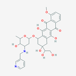 molecular formula C33H36N2O11 B127888 N-(3-Pyridylmethyl)dihydroepidoxorubicin CAS No. 145785-63-3