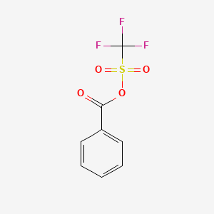 molecular formula C8H5F3O4S B1278880 Benzoyl Trifluoromethanesulfonate CAS No. 36967-85-8
