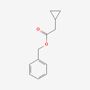 molecular formula C12H14O2 B1278896 Benzyl 2-cyclopropylacetate CAS No. 59698-18-9