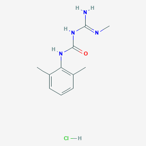 molecular formula C11H17ClN4O B127891 Lidamidine hydrochloride CAS No. 65009-35-0