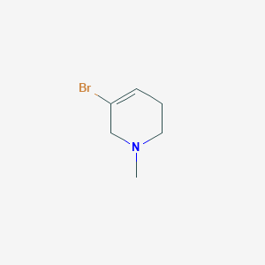 molecular formula C6H10BrN B1278914 3-Bromo-1-methyl-1,2,5,6-tetrahydropyridine CAS No. 365261-27-4
