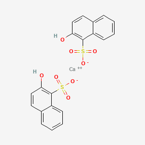 molecular formula C20H14CaO8S2 B12789150 Asaprol CAS No. 516-18-7