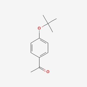 molecular formula C12H16O2 B1278917 1-[4-(Tert-butoxy)phenyl]ethan-1-one CAS No. 4074-63-9
