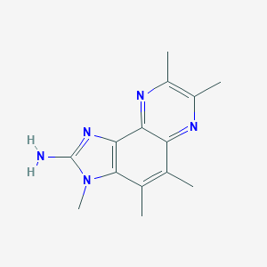 3H-Imidazo(4,5-f)quinoxalin-2-amine, 3,4,5,7,8-pentamethyl-