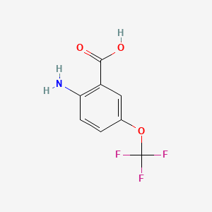 molecular formula C8H6F3NO3 B1278921 2-amino-5-(trifluoromethoxy)benzoic Acid CAS No. 83265-56-9