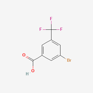 molecular formula C8H4BrF3O2 B1278927 3-Bromo-5-(trifluoromethyl)benzoic acid CAS No. 328-67-6