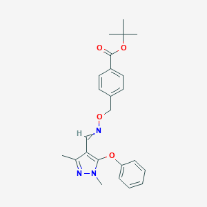 molecular formula C24H27N3O4 B127894 Fenpyroximate CAS No. 111812-58-9