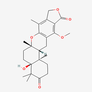 molecular formula C25H32O6 B12789423 Austalide L CAS No. 87833-52-1