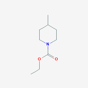 molecular formula C9H17NO2 B12789456 Ethyl 4-methylpiperidine-1-carboxylate CAS No. 90950-45-1