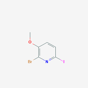 molecular formula C6H5BrINO B1278952 2-Bromo-6-iodo-3-methoxypyridine CAS No. 321535-37-9