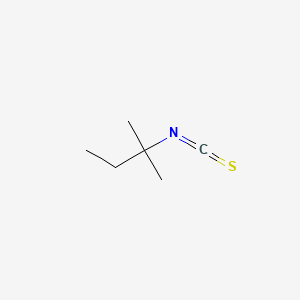 molecular formula C6H11NS B1278957 tert-pentyl isothiocyanate CAS No. 597-97-7