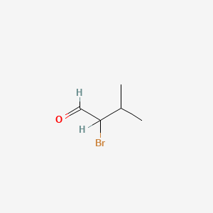 molecular formula C5H9BrO B1278959 2-Bromo-3-methylbutanal CAS No. 64932-36-1