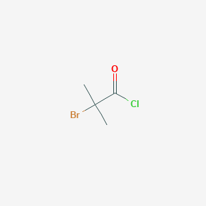 molecular formula C4H6BrClO B1278961 2-Bromo-2-methylpropanoyl chloride CAS No. 20469-89-0