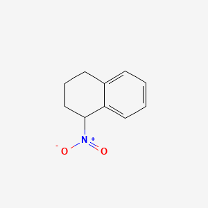molecular formula C10H11NO2 B12789612 1,2,3,4-Tetrahydro-1-nitronaphthalene CAS No. 79817-66-6